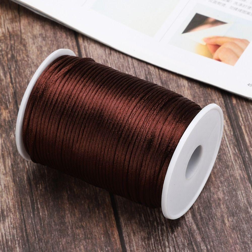 1pcs Solid Color Chinese Knotting Cord 2.5mm Diameter Beading String Sewing Project