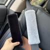 Зимняя плюшевая накладка на ремень безопасности автомобиля - износостойкая, мягкая, стильная, женская
