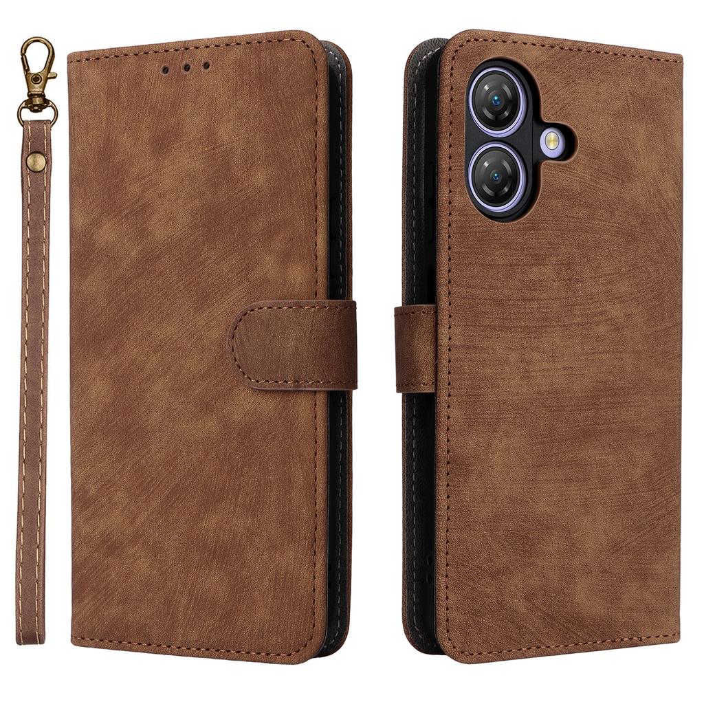 Для Ulefone Note 21 Чехол-кошелек с RFID-блокировкой, Обложка-подставка из ПУ кожи с ремешком