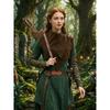 Renaissance Elf Druid Cloak With Plush Fabric For Cosplay And Halloween Costumes