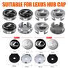 Original 56/60MM Car Wheel Center Cover Hub Cap Emblem Sticker for Lexus F Sport UX300h GS300 LS ES IS LX RX GS GX GX460 ES300 KLUWV1