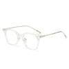 Square Vintage Big Frame Glasses Flat Computer Anti-blue Light Goggles Ladies Decorative Glasses