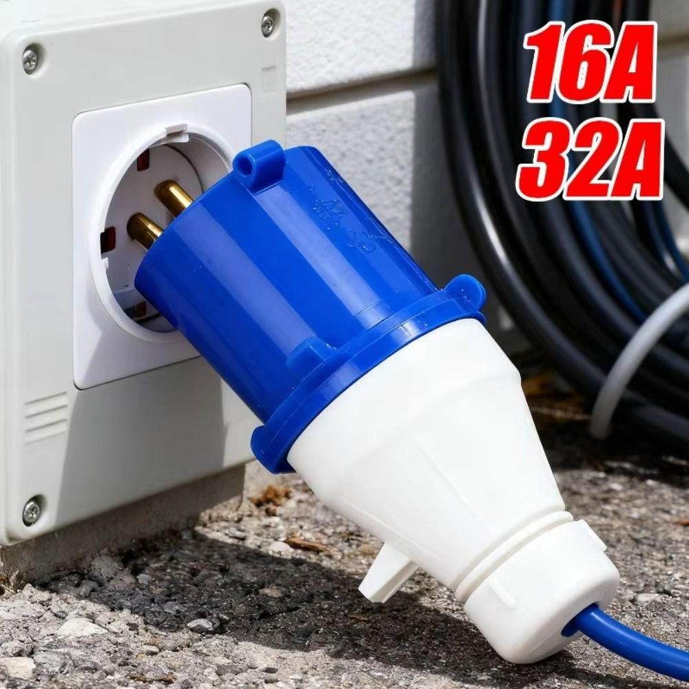 16A 32A Industrial Socket 3PIN 4PIN Waterproof Connector Electrical Connection