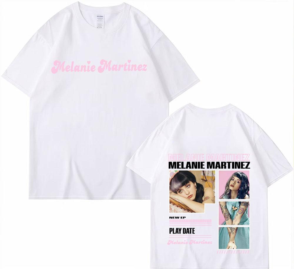 Singer Melanie Martinez Album Graphic Tshirts Men Women Vintage Summer Pop Fashion TShirt Short Sleeve Casual Oversized Tshirt