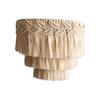 Handcrafted Macrame Pendant Light Shade for Boho Home Decor