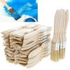 10Pcs Flat Pig Mane Brushes Thickened Wall Paint Brush Bristle Paint Brush Furniture Painting
