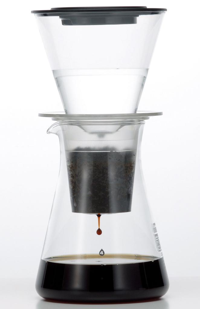 Iwaki Heat-Resistant Glass Coffee Server, Water Dripper, 440ml, KT8644-CL1