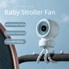 3 Speeds Baby Stroller Fan 12H Runtime Rechargeable Fan Pro Octopus Clip Fan  Crib Use