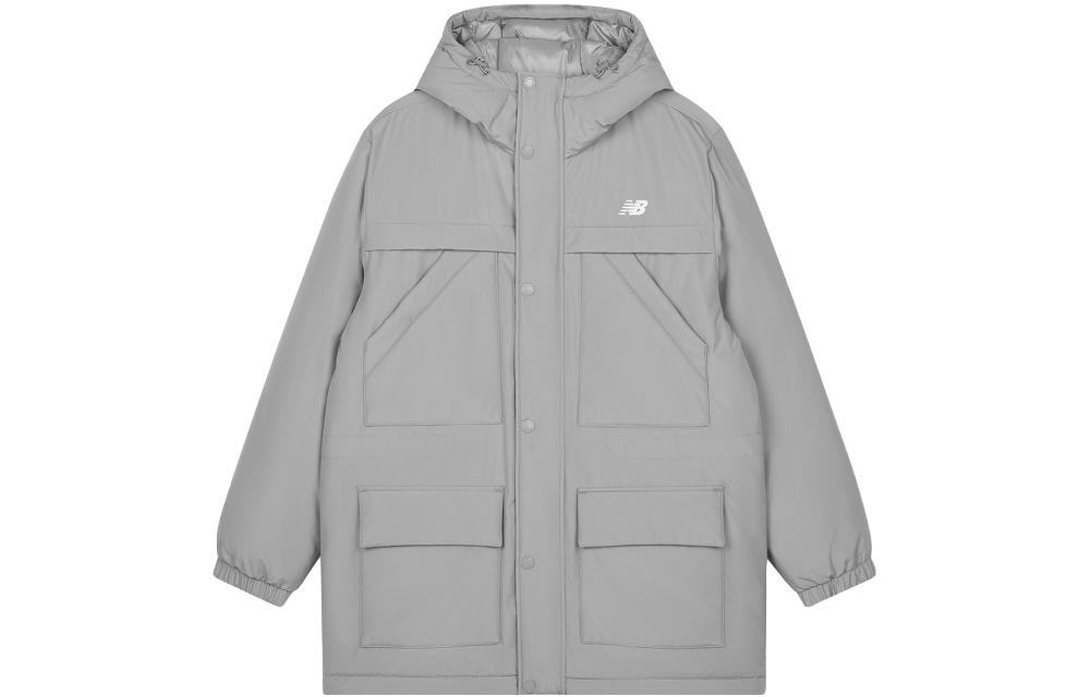 New Balance Мужская пуховая куртка серая AMJ33320-TAG