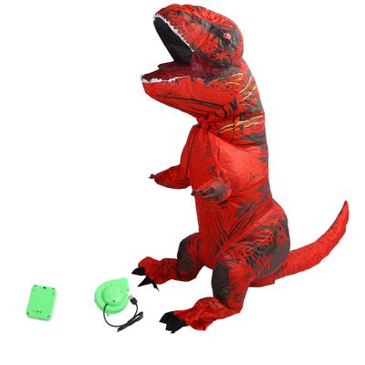 Костюм динозавра T Rex надувной костюм динозавра для Хэллоуина, косплей вечеринка Рождество