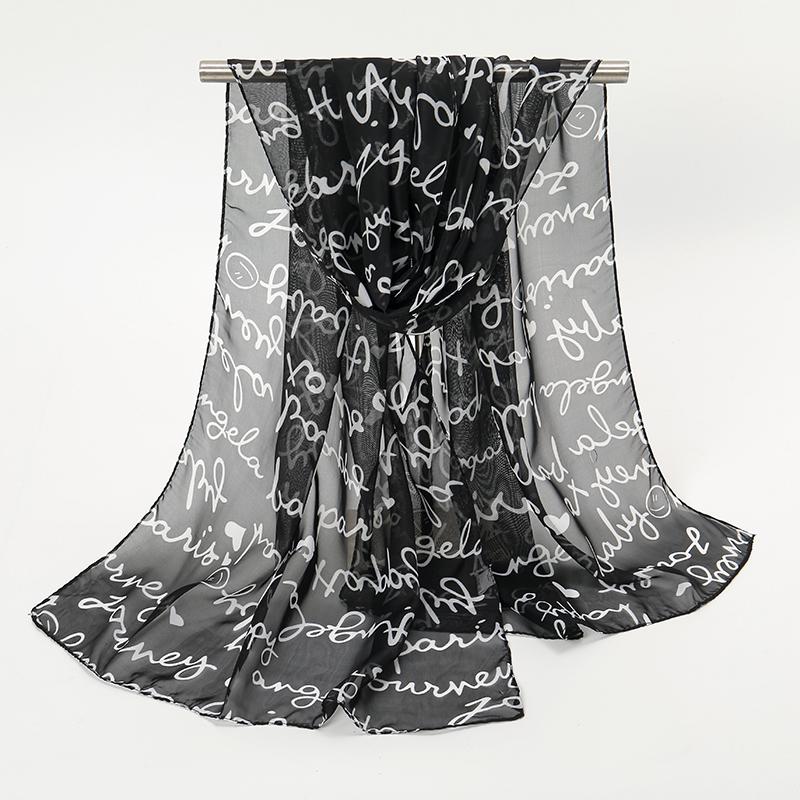 Новые шифоновые шарфы в индийском стиле, женские, дышащие, тонкие, из имитации шелка, женский платок и накидки, женский хиджаб с принтом, шаль