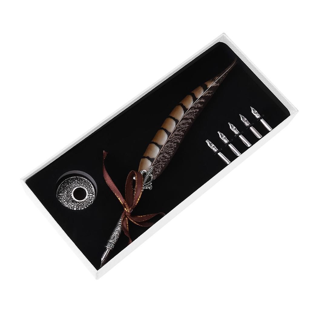 Антикварная перьевая ручка перо перо писчая ручка канцелярские принадлежности для бизнеса офисные принадлежности (# 2)