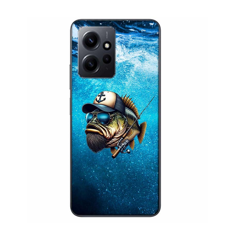 Enjoy a Day of Fishing Pleasure Phone Case For Redmi 12 13C 12C 15C 9 10 10C Note 13 Pro Plus 14 15 Pro 9T 9C 9A TPU Soft Cover