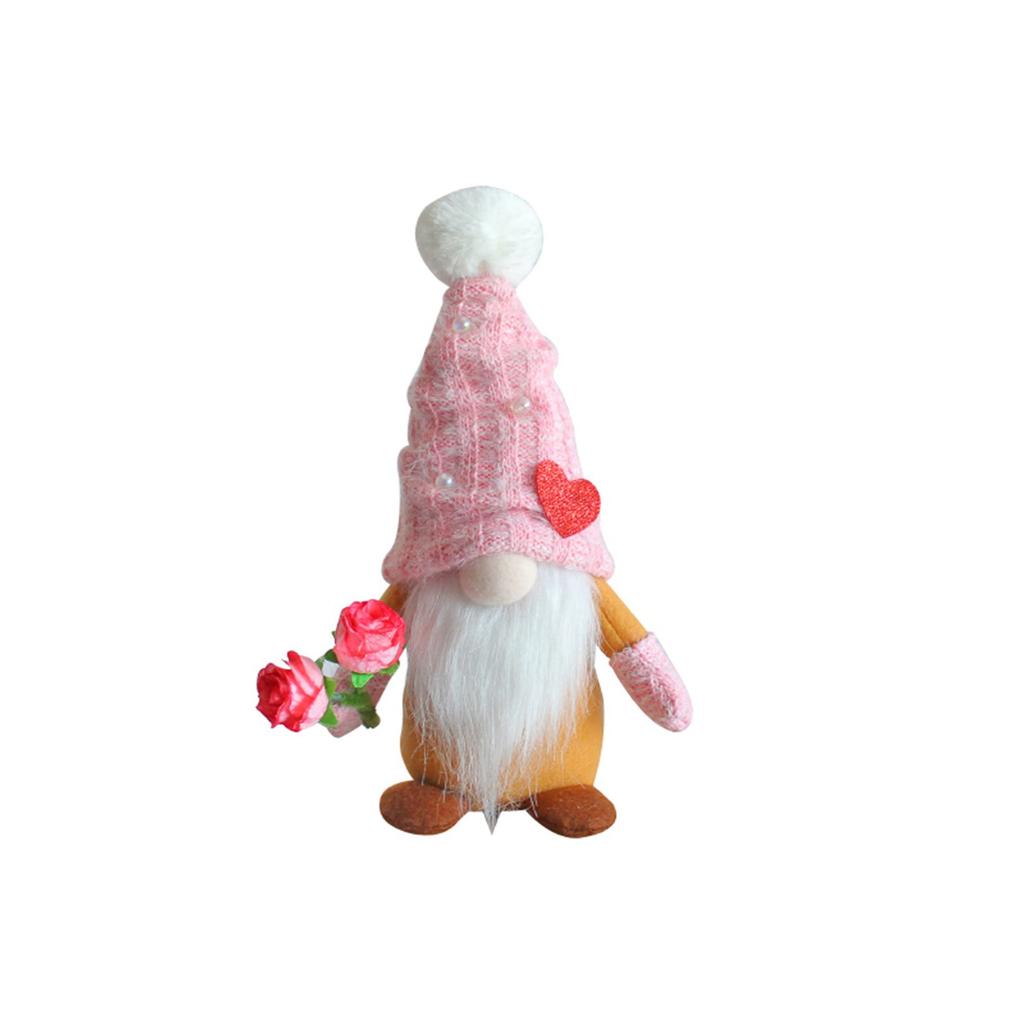 Украшение куклы-гнома на День святого Валентина, безликая кукла, украшение в подарок