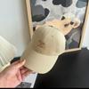 Letter Embroidered Baseball Cap Women's Face Showing Small and Versatile Sun Protection Baseball Cap Big Head Circumference Soft Top Hat Trendy