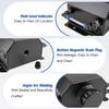 Coolant Overflow Tank, Aluminum Coolant Reservoir Tank, 1L Black Radiator Reservoir Expansion Tank For Universal Cars