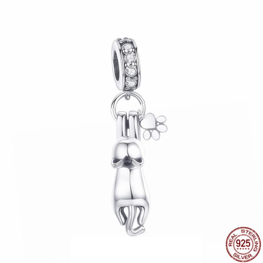 Подходят оригинальные браслеты, подвески, ювелирные изделия, новые S925 стерлингового серебра, сверкающие бусины камеры, семейное дерево, воздушный шар, щенок, кошка, кулон