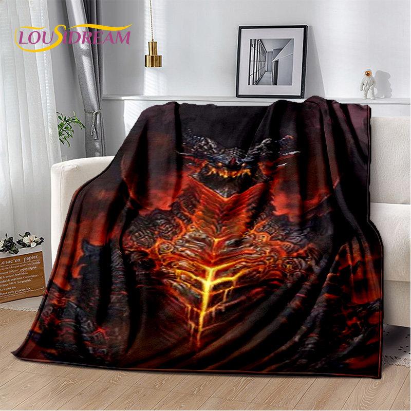 Мягкое плюшевое одеяло World of Warcraft, WOW, Game Gamer, фланелевое одеяло, одеяло для гостиной, спальни, кровати, дивана, чехол для пикника