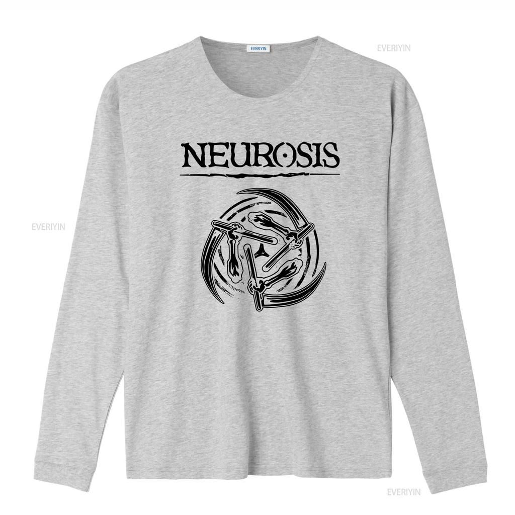 Band Neurosis Черная футболка S до 5XL Стиль Хэви-метал KK1027 винтажная стираная эластичная удобная с принтом дышащая стильная