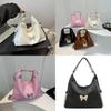 Chic Seam Stitching Tote Bag For Women 2024 Spring New Fashion Commuter Shoulder Bag