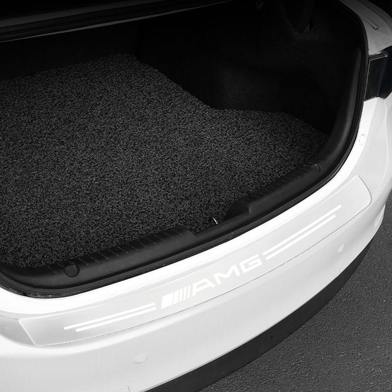 1Pcs Transparent Car Trunk Badge Protective Sticker Car Accessories For Mercedes Benz AMG GLE GLS GLC CLA GLB ML W204 W206 W205 W212 W203