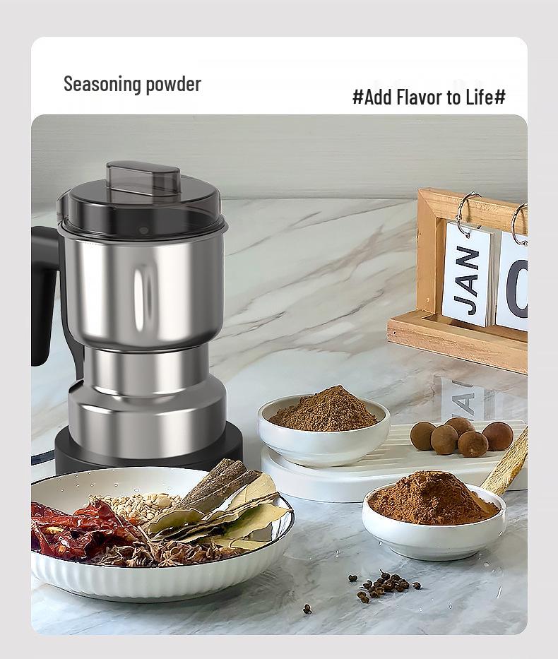 Электрическая мельница из нержавеющей стали 110В/220В: Многофункциональный бытовой измельчитель для порошков