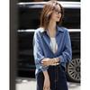 Demana Double-Sided Velvet Autumn Commuter Loose Fit Drop Shoulder Shirt Slimming Petite Lightweight Blouse for Women