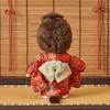 Kuzuki Official Original Kimono Monchhichi Girl Red IPM-11-Z