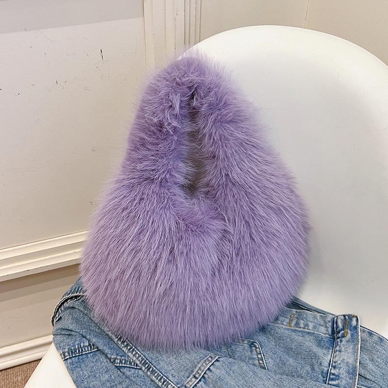 Soft Material Small Shoulder Bag With Inner Storage For Fashionable Women