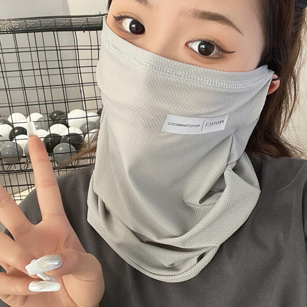 Unisex Ice Arm Sleeves Sunscreen Headscarf Elastic Driving Gloves Outdoor Protection Arm Cover Sleeves Lightweight Breathable