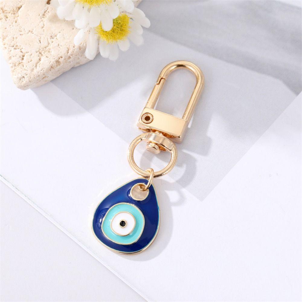 Bag Pendant Phone Charm Evil Eye Keychain Hamsa Hand Keyring Car Keyring Blue Eye Key Chain