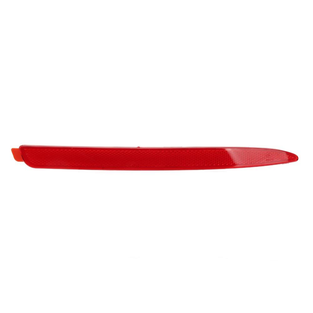 2PCS ABS Bumper Reflector Red Bumper Reflector Set For OCTAVIA 1z Facelift 2009-2012
