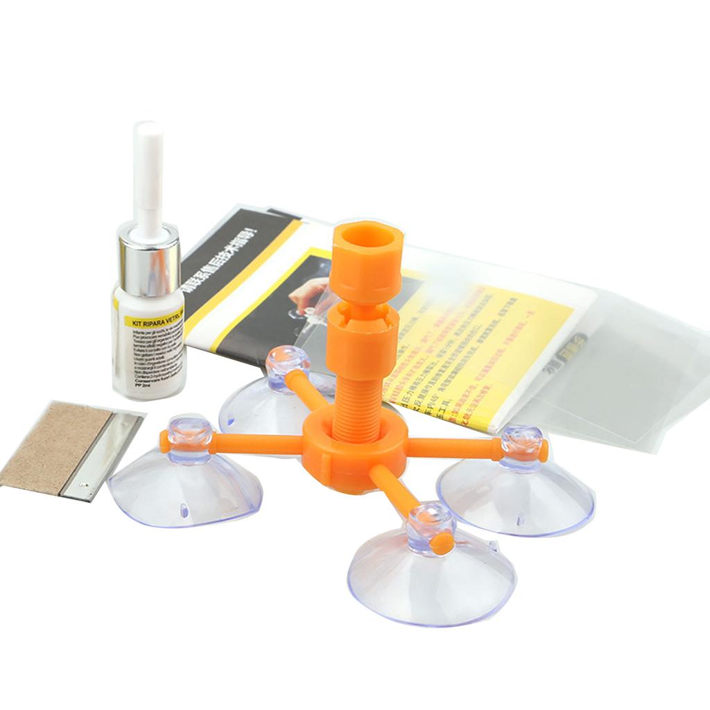 Car Glass Windshield Removal Tool Kit Automotive Wind Cracked Glass Polishing Quick Repair Fluid Resin Sealer Hand Tools