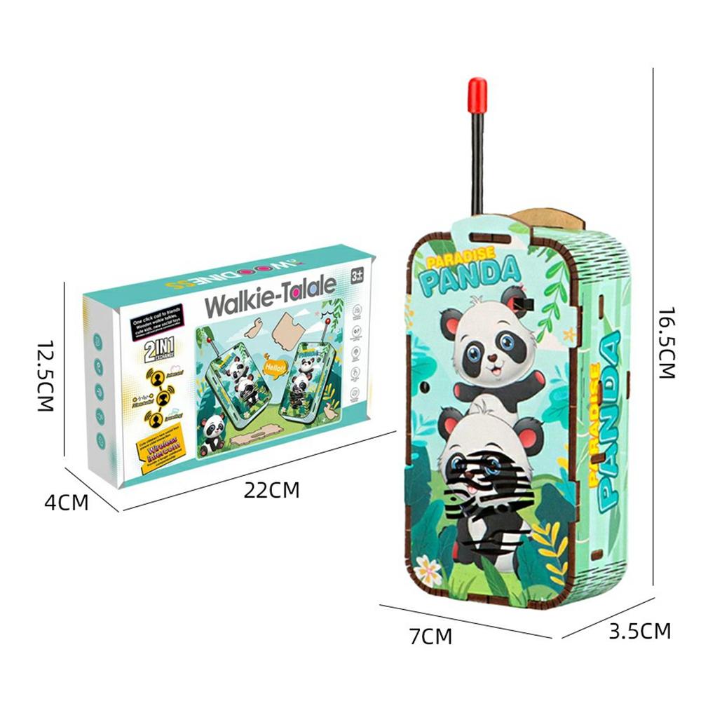 MQ-16/17 Kids DIY Walkie Talkie Building Kit STEM Educational Gift Self-Assembly Electronic Model Toy