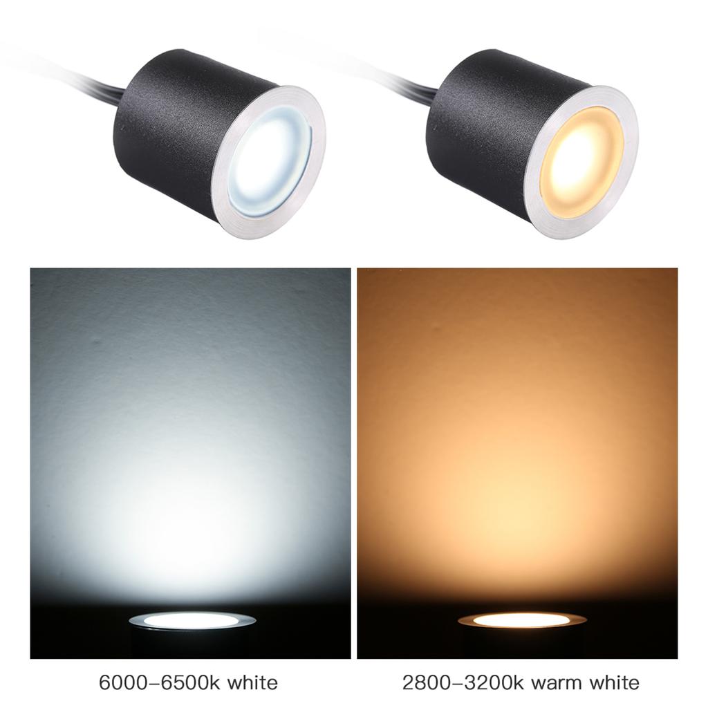 DC12V Low Voltage Recessed LEDs Deck Lights IP67 Waterproof Outdoor In-ground Lamp Landscape Light