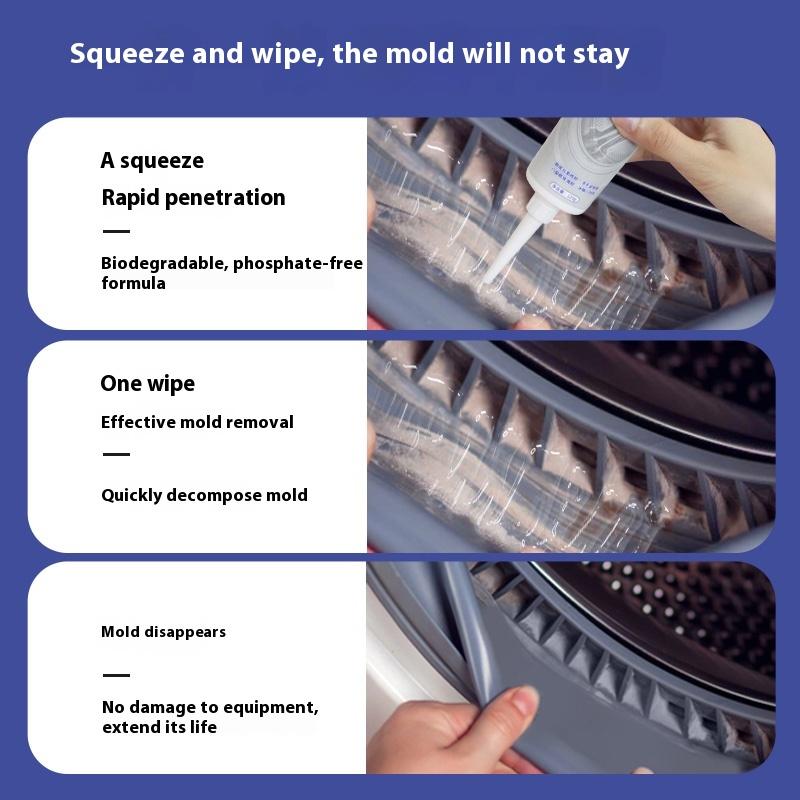 Гель для удаления плесени Гель для очистки от плесени Для кухни Ванной стиральной машины Холодильника Резиновое кольцо Удаление плесени