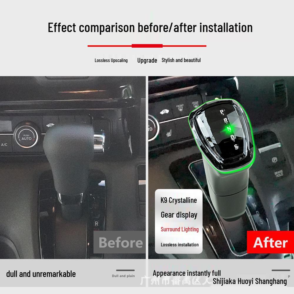 Хрустальная ручка переключения передач для Honda N-BOX с механической коробкой передач JF3456 Интерьер