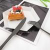 36 шт. черный набор посуды с ножом для стейка, современный набор столовой посуды из нержавеющей стали, серебро, кухонный ужин, десерт, набор столовых приборов