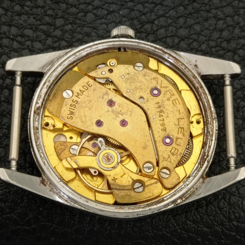 ШВЕЙЦАРСКИЕ ВИНТАЖНЫЕ МУЖСКИЕ ЧАСЫ С РУЧНЫМ ЗАВОДОМ FAVRE LEUBA 253 SEA KING СЕРЫЕ a703016-1 R212-a703016