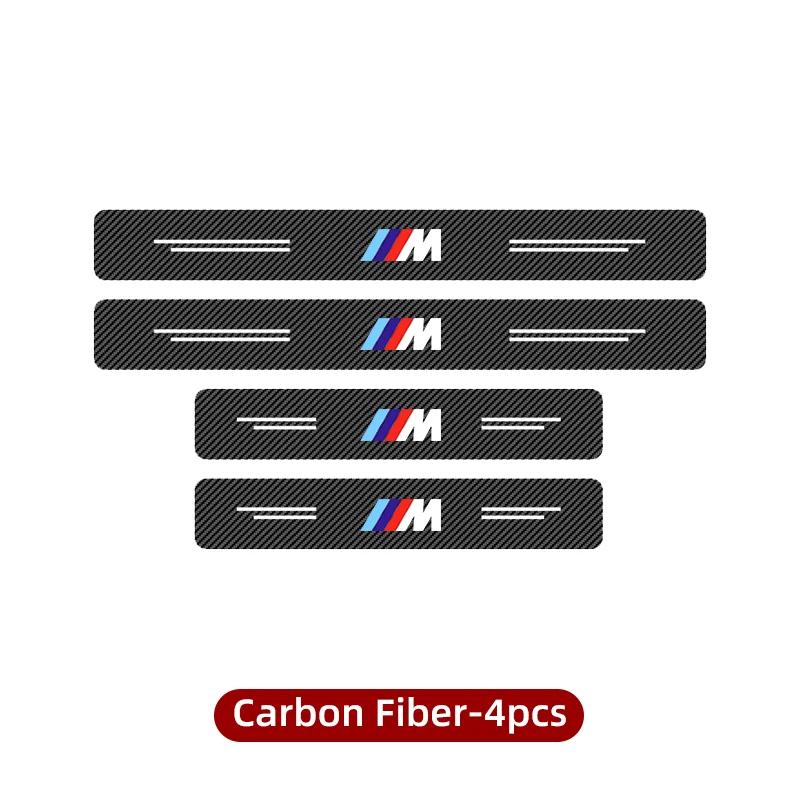 MAKKG1 New 2025 Car Interior Door Sill Strip Carbon Anti-Scratch Protector Sticker For BMW E46 E90 E60 F30 F10 E39 E36 F20 E87 E90 G30