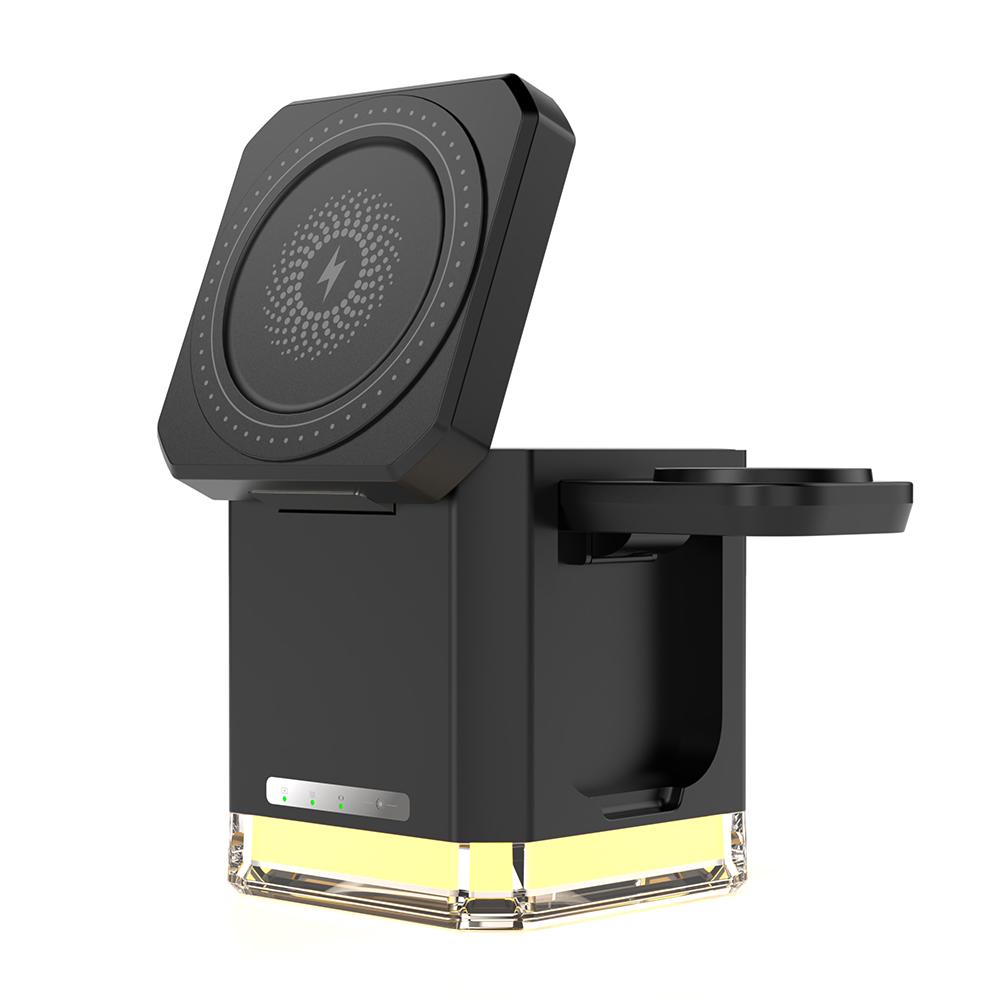 3 в 1 беспроводное зарядное устройство магнитное для iPhone 16 15 14 13 12 Pro Max Fold беспроводная зарядная станция быстрая зарядка для часов