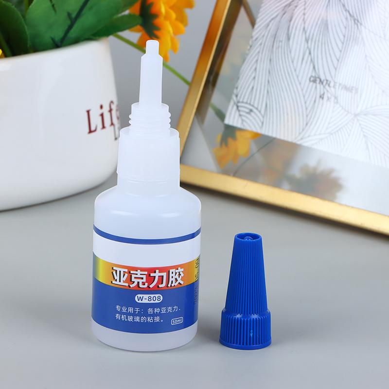 1 шт. 50 мл быстросохнущий акриловый клей из плексигласа Pmma для отверждения для аквариума