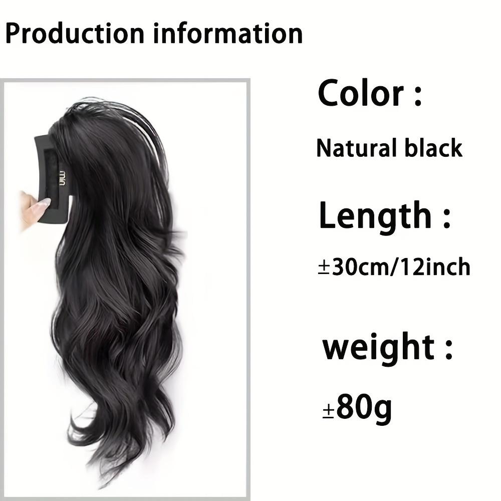 MISS WIG Синтетические 12-дюймовые зажимы для наращивания волос в хвосте, короткие волнистые вьющиеся волосы, зажимы для волос для женщин, для косплея