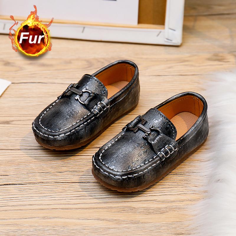 Модные роскошные детские мокасины из натуральной кожи для маленьких мальчиков и девочек, мокасины на плоской подошве, повседневные детские свадебные туфли на осень