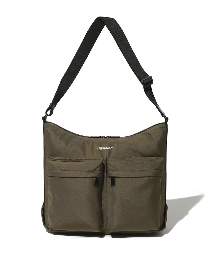 Off-White Pocket Shoulder Bag (Khaki)