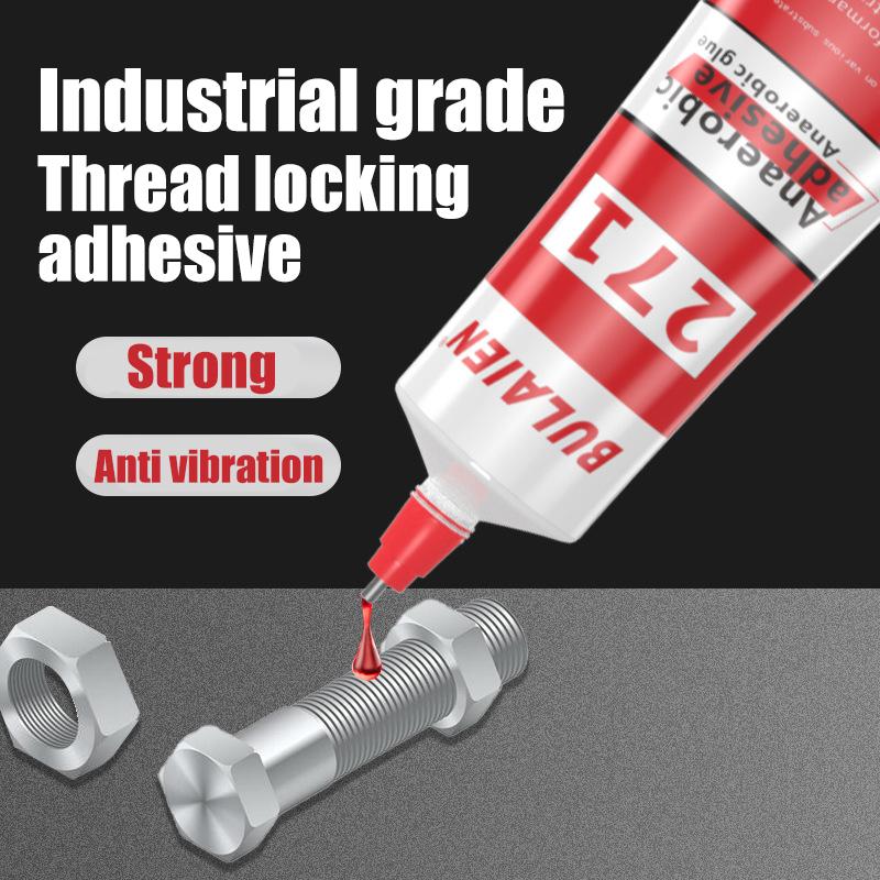 Threadlocker Screw Glue 50ml Quickly Cured Thread Locking Agent Anaerobic Adhesive Corrosion-Resistant Anti-Loosening Glue