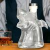 Shark Glass Wine Decanter Liquor Bottle with Airtight Stopper 300ml Whiskey Vodka Beer