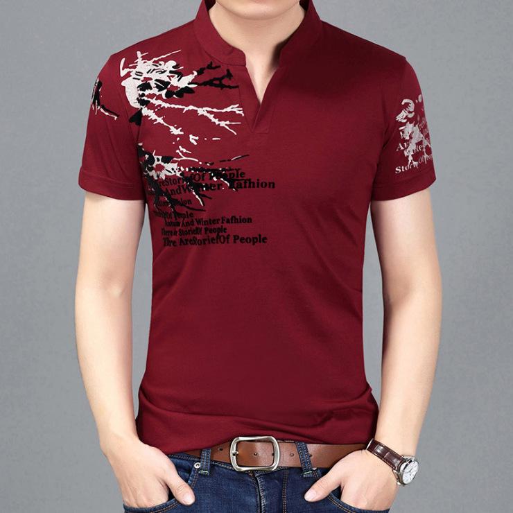 Men's Korean Style Plus Size Short Sleeve T-Shirt - Summer 2026 Edition