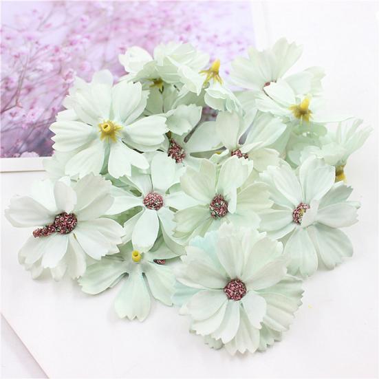 Модная поддельная цветочная головка, экологически чистая, легкая, не выцветает