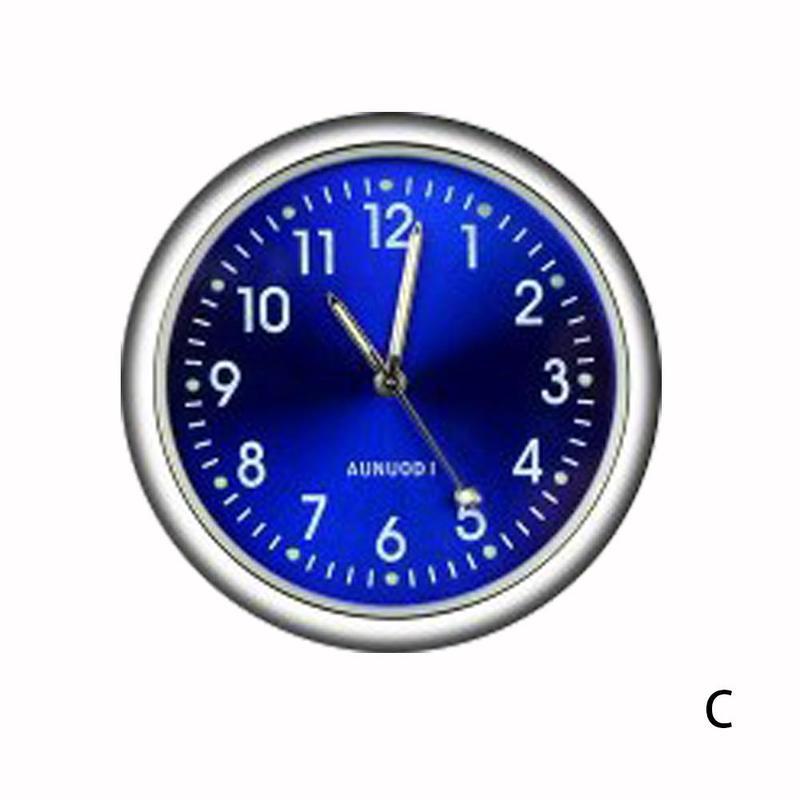 Мини-модные светящиеся автомобильные часы, автомобильные внутренние наклеиваемые цифровые часы, механические кварцевые часы, автомобильные украшения, аксессуары